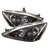 Spyder 5010636 fits Honda 03-07 Accord Projector Headlights LED Halo Amber Refl