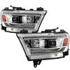 Spyder 5087409 fits Dodge 19-20 Ram Halogen Model Projector Headlights Chrome P