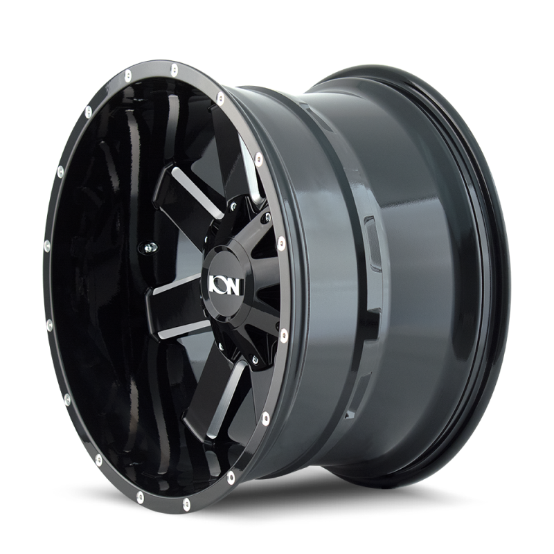 ION 141-2237M Type 141 20x12 / 6x135 BP / -44mm Offset / 106mm Hub Gloss Black Milled Wheel