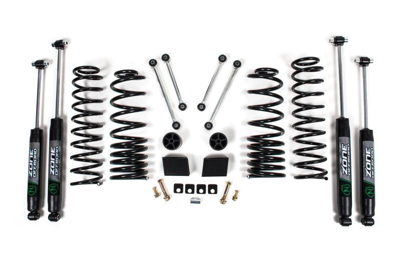 Zone Offroad ZONJ34F 2020 fits Jeep JT 3in Suspension Lift - Adv Series Shocks