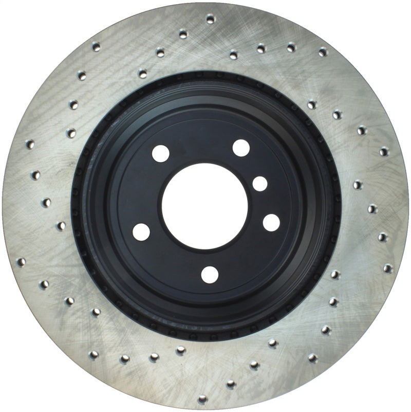 Stoptech 128.34109L Sport Cross Drilled Brake Rotor - Rear Left