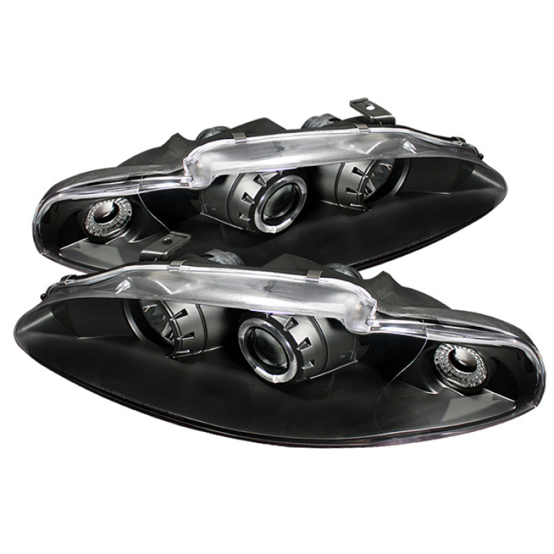 Spyder 5011428 fits Mitsubishi 95-96 Eclipse Projector Headlights LED Halo Blac