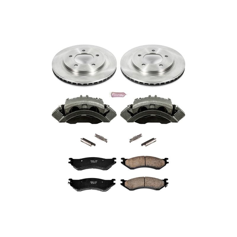 Power Stop KCOE1869 98-02 Lincoln Navigator Front Autospecialty Kit w/Cals