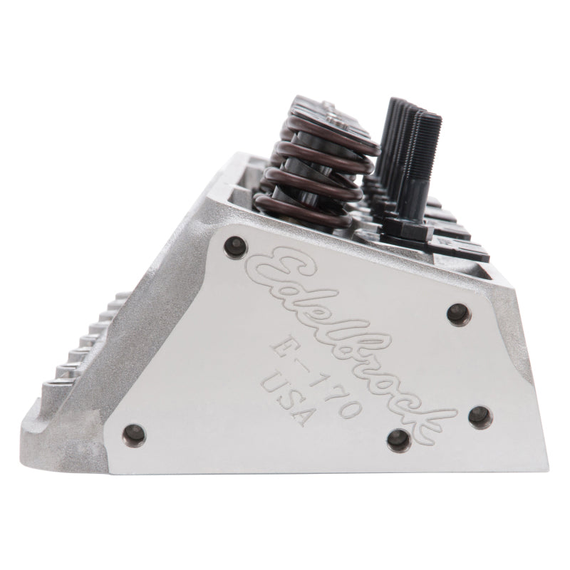 Edelbrock 61019 Cylinder Head fits SBC Performer RPM 23 Deg 170cc Intake 60cc Chamber Flat Tappet Cam Complete