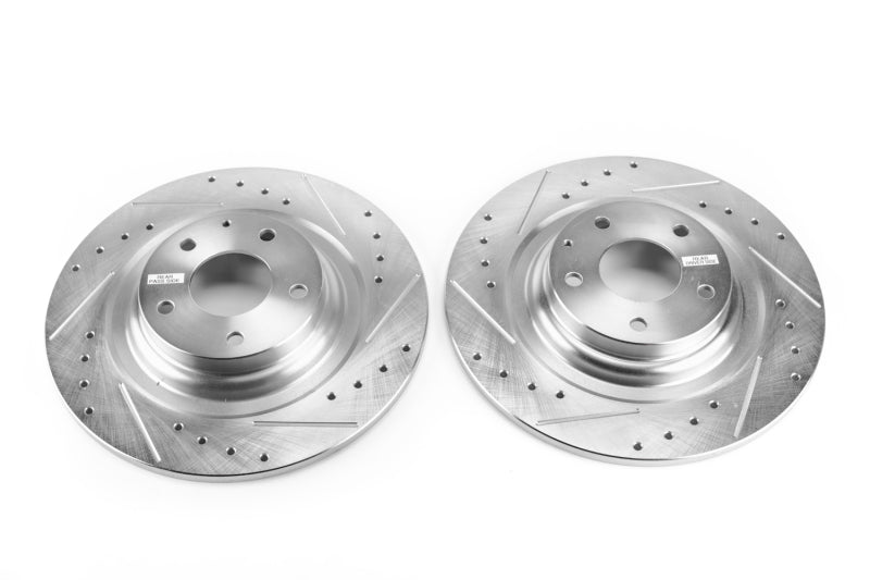 PowerStop fits Mazda 16-18 CX-9 Rear Evolution Drilled & Slotted Rotors - Pair