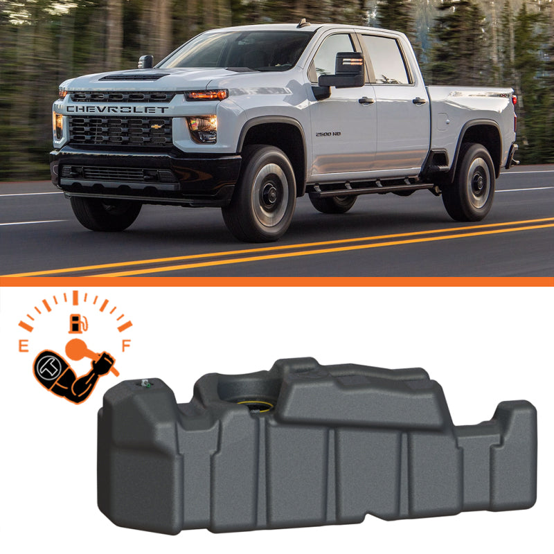 fits Titan Fuel Tanks 7010220 20-24 GM 2500/3500 Duramax Crew Cab Short Bed 56 Gallon XXL Mid-Ship Fuel Tank
