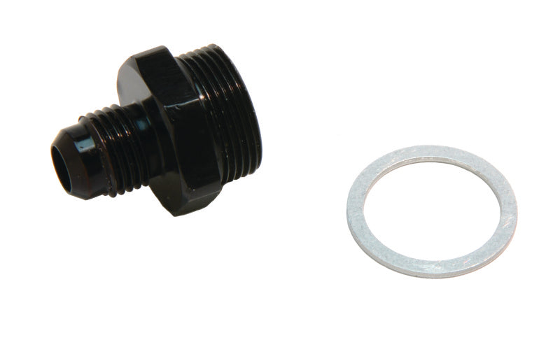 Aeromotive 15201 AN-06 Holley Carb 7/8in x 20 Thread Dual Feed Bowl Adapter Fit