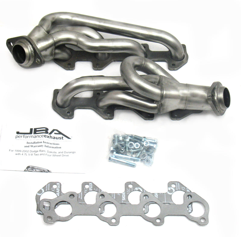 JBA 1949S fits Dodge 00-03 4.7L PowerTech 1-1/2in Primary Raw 409SS Cat4Ward Header