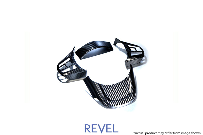 Revel 1TR4GT0AT06 GT Dry Carbon Steering Wheel Cover Inserts 2020 fits Toyota GR