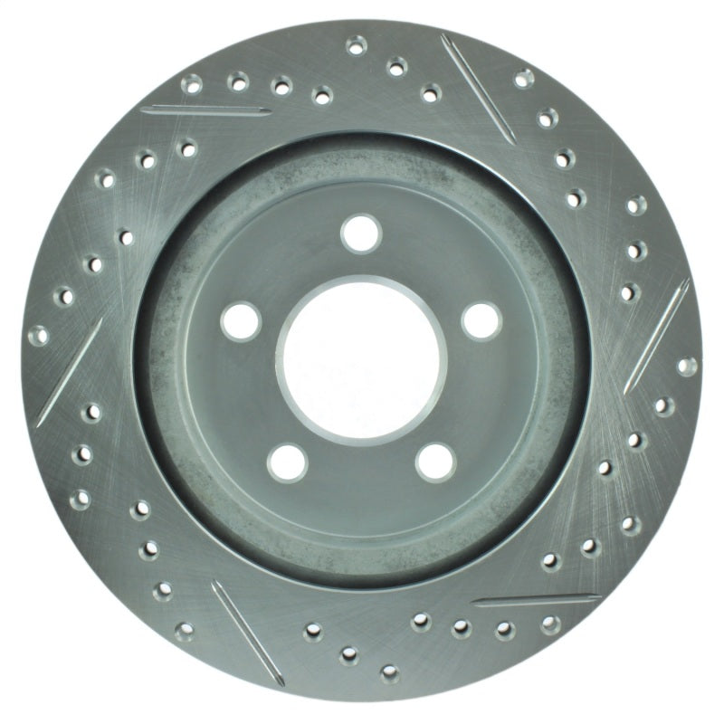 Stoptech 227.61087R Select Sport 05-10 fits Ford Mustang GT Slotted and Drilled Rear Right Rotor