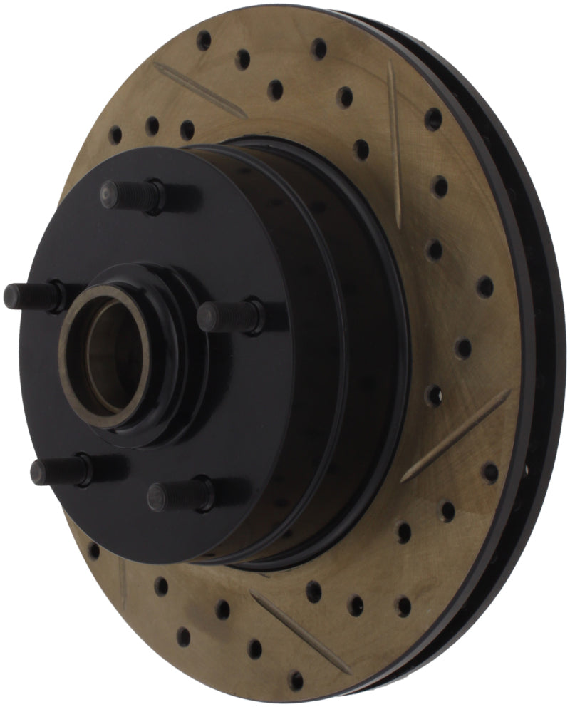 Stoptech 127.62000L Slotted & Drilled Sport Brake Rotor