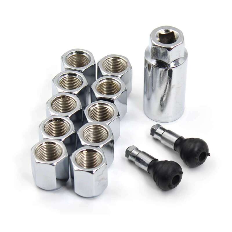 Race Star 602-5828-10 5/8in 60 Degree Conical Seat Open End Lug Kit - 10 PK