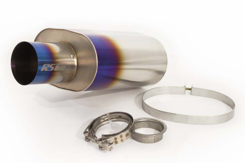 GReddy 11003530 Universal 3.0in RS-Ti Oval Titanium Muffler