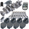 Eagle 20109030 fits Chrysler 360 4.000in Crank 6.123in H-Beam -5cc Flat Top 4.030in Pistons Rotating Assembly