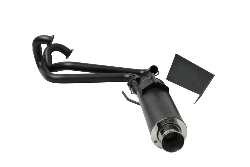 Gibson 98002 fits Polaris 08-12 Ranger RZR 800 Base Single Exhaust - Black Cera