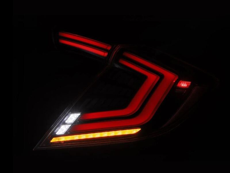 AlphaRex 676000 16-21 fits Honda Civic Hatchback/ Type-R FK8 Nova-Series LED