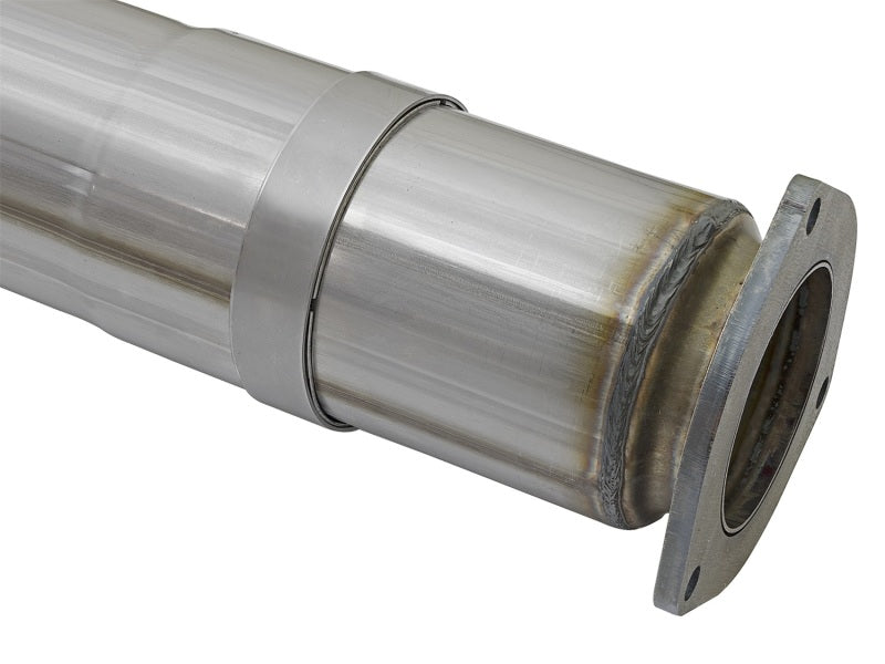 AFE 49-03090-P 5in DPF-Back Alum Steel Exhaust System w/Polished Tip 2017 fits