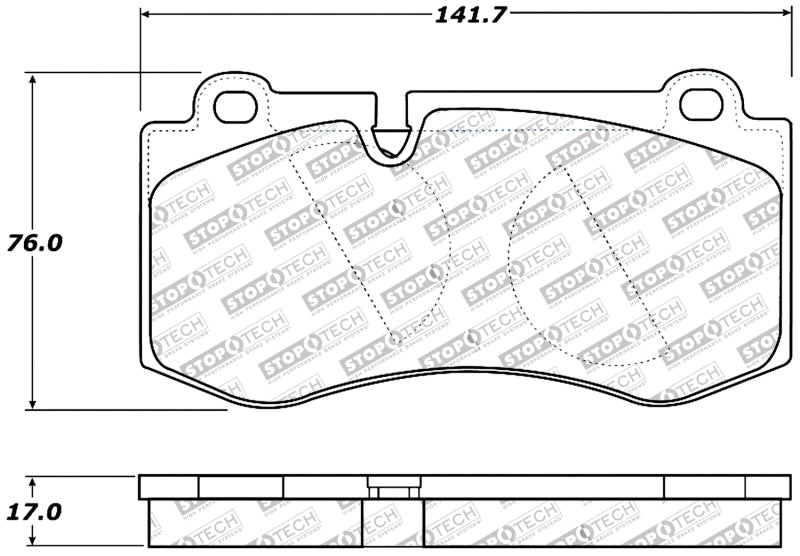 Stoptech 309.1223 Performance Brake Pads