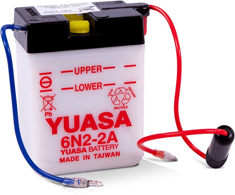 Yuasa YUAM2620A 6N2-2A Conventional 6 Volt Battery