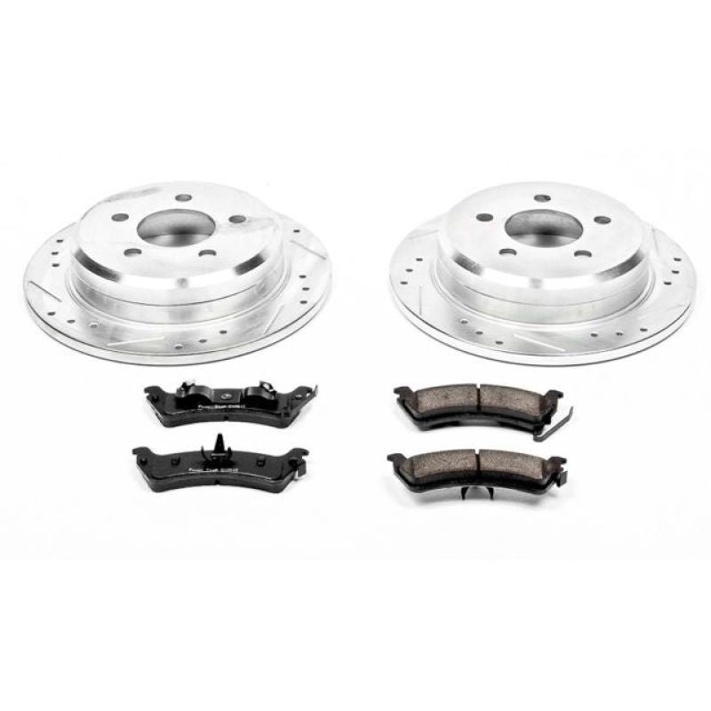 PowerStop fits Jeep 93-98 Grand Cherokee Rear Z23 Evolution Sport Brake Kit