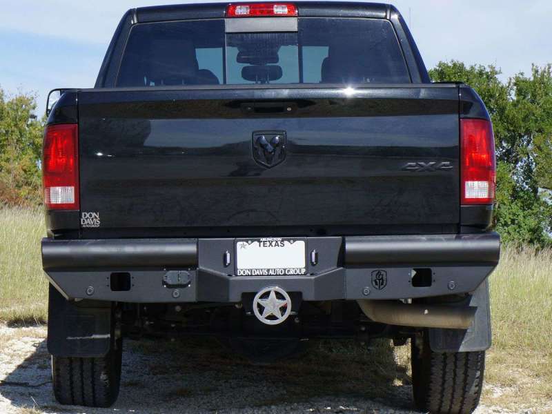 Road Armor 410VR0B 10-18 fits Dodge 2500 Vaquero Rear Non-Winch Bumper - Tex Blk
