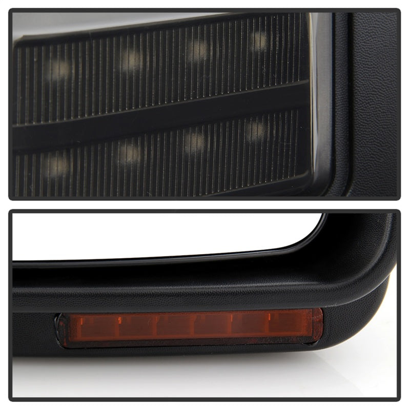xTune 9943126 08-15 fits Ford F-250 SD Heated Adj LED Signal Power Mirror - Smk