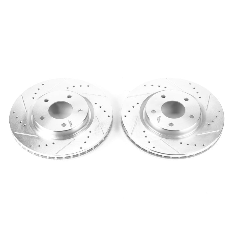 PowerStop fits Nissan 14-17 Leaf Front Evolution Drilled & Slotted Rotors - Pair