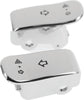 Bikers Choice 483314 96-13 Big Twin & XL Chrome Turn Signal Extensions Pr