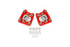 BMR WAK740R 94-04 fits Ford Mustang Steel Caster Camber Plates - Red