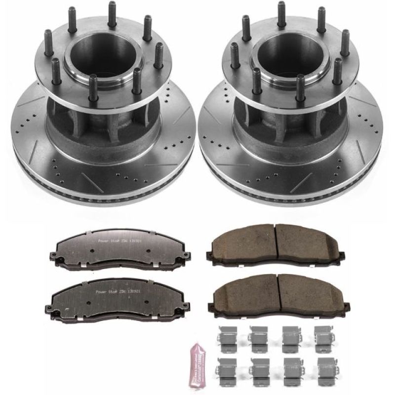 Power Stop K7669 36 fits Ford F-350 Super Duty Front Z36 Truck & Tow Brake Kit
