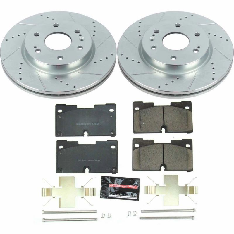 PowerStop K8172 2019 fits GM 1500 Front Z23 Evolution Sport Brake Kit