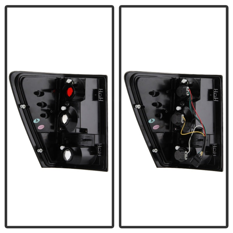 Spyder 5005502 fits Jeep 05-06 Grand Cherokee Euro Style Tail Lights Black ALT-