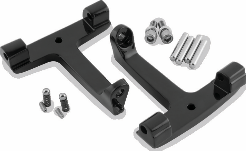Kuryakyn Passenger Floorboard Mount FLH FLT 93 and Up Black