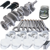 Eagle 15016030 fits Ford 429/460 4.140in Crank 6.800in H-Beam -3cc Flat Top 4.390in Pistons Rotating Assembly