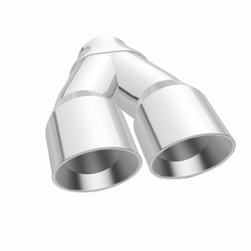 MagnaFlow 35226 Double Wall 3in Dual Round Polished Tip 2.25in Inlet