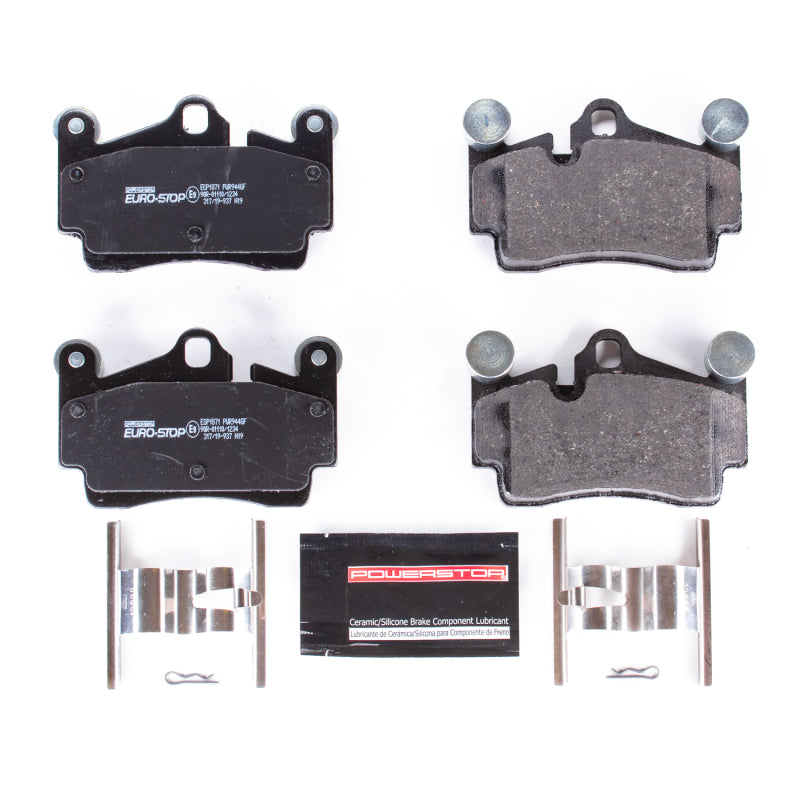 PowerStop fits Volkswagen 04-10 Touareg Euro-Stop ECE-R90 Rear Brake Pads