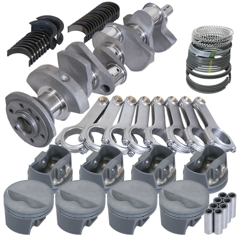 Eagle 12001000 fits Chevy 350 3.480in Crank 5.700in H-Beam -5cc Flat Top 4.000in Pistons Rotating Assembly