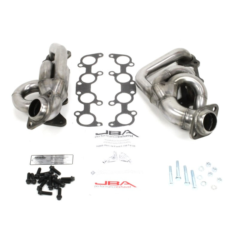 JBA 1688S fits Ford 11-14 F-150 5.0L Coyote 1-5/8in Primary Raw 409SS Cat4Ward Header