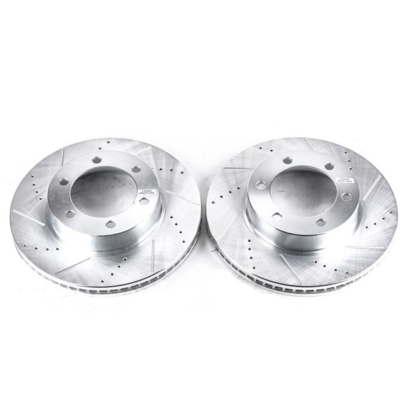 PowerStop fits Toyota 01-07 Sequoia Front Evolution Drilled & Slotted Rotors -