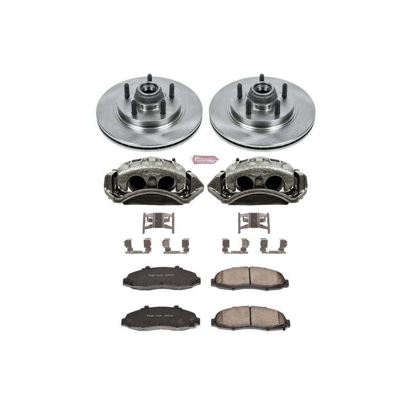 Power Stop KCOE1914 2003 fits Ford F-150 Front Autospecialty Kit w/Cals