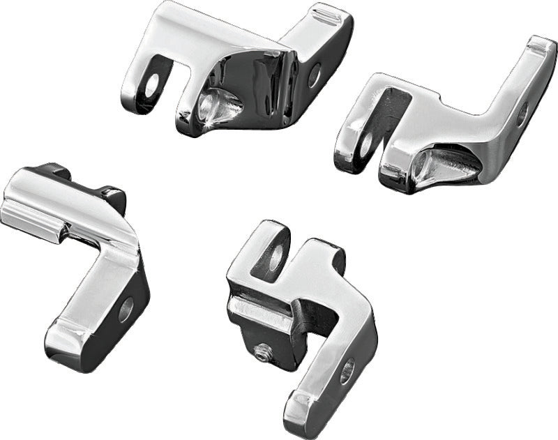 Kuryakyn 4588 Kuryakyn Floorboard Relocator Brackets 17-23 Touring Chrome