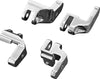 Kuryakyn 4588 Kuryakyn Floorboard Relocator Brackets 17-23 Touring Chrome