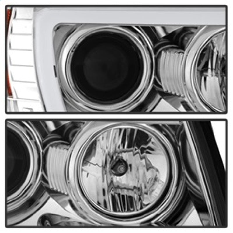 Spyder 5084668 fits Toyota 05-11 Tacoma Projector Headlights - Light Bar DRL -