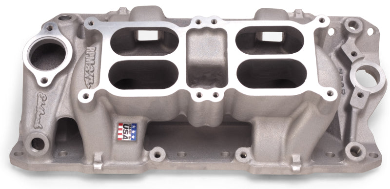 Edelbrock 7525 Performer RPM Dual-Quad Air-Gap for Small-Block fits Chevy
