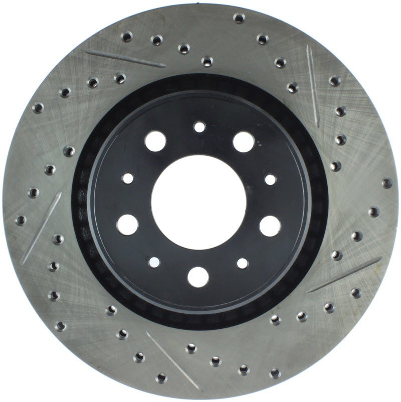 Stoptech 127.39023L Slotted & Drilled Sport Brake Rotor