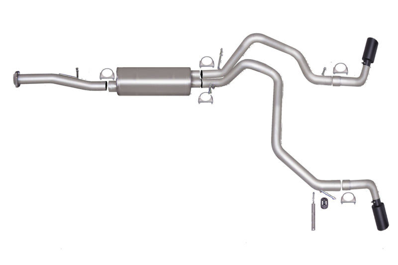 Gibson 65572B fits Chevrolet 07-12 Avalanche LS 5.3L 2.25in Cat-Back Dual Extre