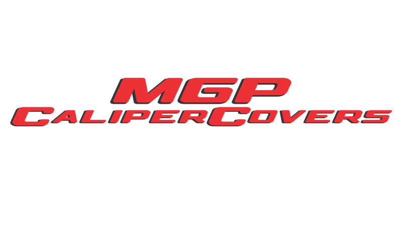MGP 35020SCT4BK 4 Caliper Covers Engraved Front Cursive/fits Cadillac Engraved R