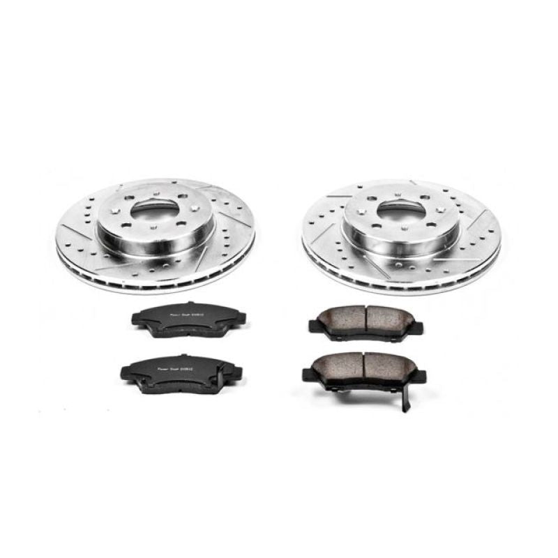 PowerStop K5382 fits Honda 09-14 Fit Front Z23 Evolution Sport Brake Kit
