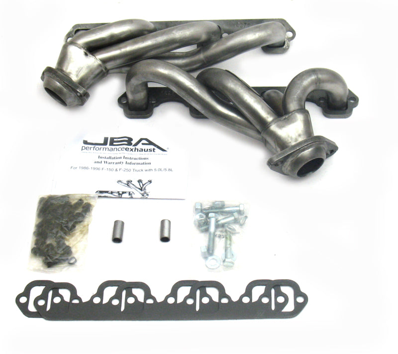 JBA 1627S fits Ford 87-95 F-150 5.0L SBF 1-1/2in Primary Raw 409SS Cat4Ward Header