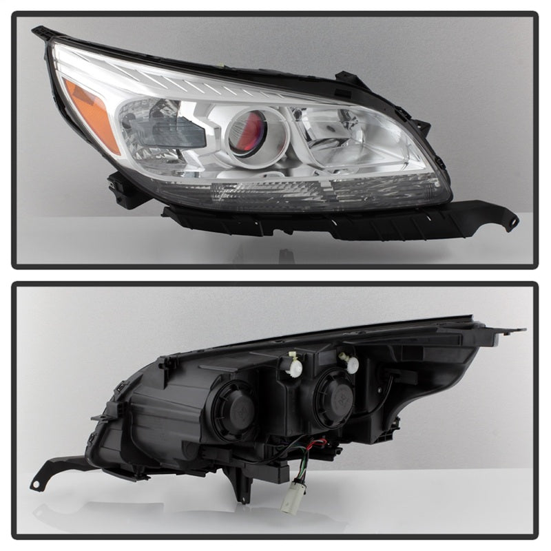 xTune 9937057 13-15 fits Chevy Malibu OEM Style Halogen Proj Headlights -OEM Ri